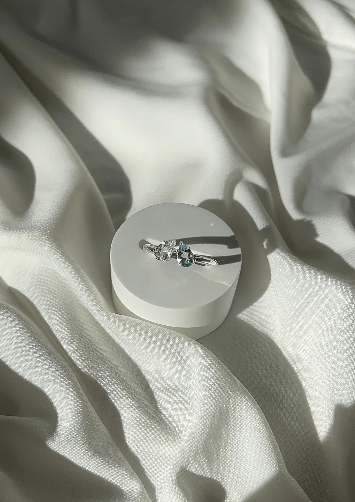"Timeless Drop" SILBER Adjustable Ring